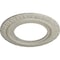 Ekena Millwork Claremont Ceiling Medallion (Canopies up to 7"), 10 5/8"OD x 5 3/4"ID x 1/2"P, Pot of Cream Crackle CM10CLPCC - alternate 4